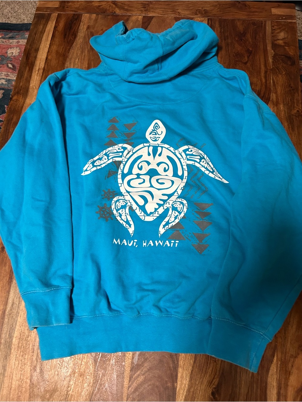 Turquoise Turtle Hoodie from Maui